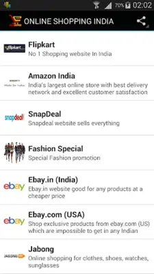 ONLINE SHOPPING INDIA android App screenshot 5